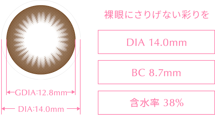 WAVEワンデー UV リング plus ナチュラルベール