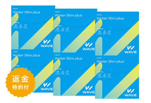 WAVEワンデー ウォータースリム plus 30枚入り（×6箱）